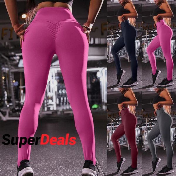 

women's leggings seamless women sport push up fitness high waist clothing gym workout pants female dropship, Black