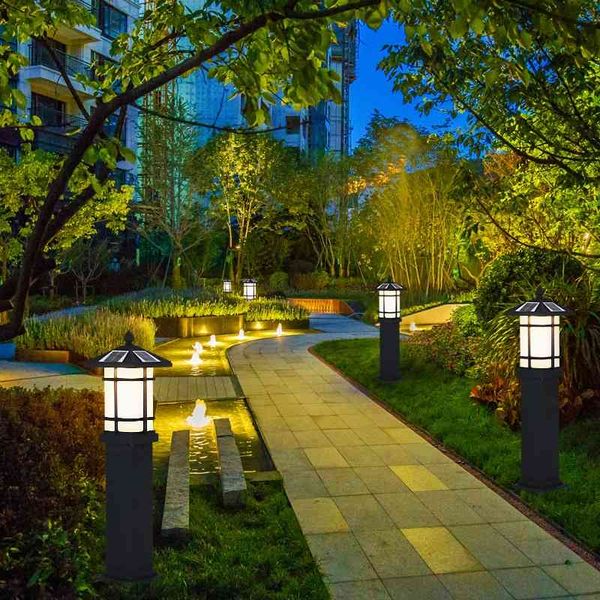 

solar lawn household outdoor courtyard garden community villa landscape park waterproof led street lamp