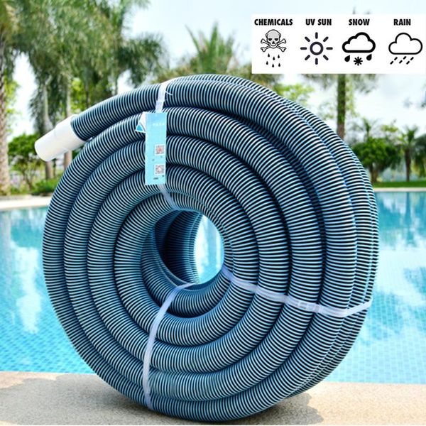 

heavy duty pool vacuum hose in-ground with swivel cuff swimming cleaning accessories &