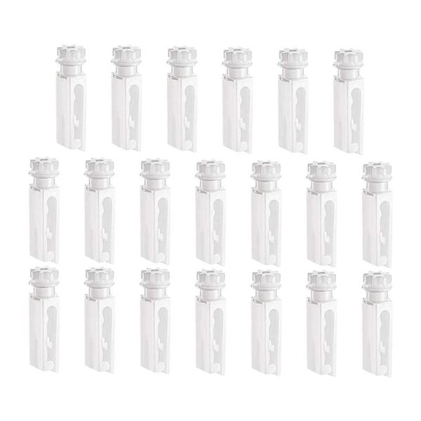 

smart home control 20 pcs simple curtains can be more slippery accessories curtain pulleys (white)