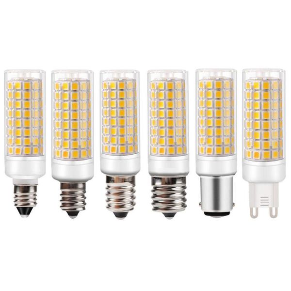 

bulbs dimmable ceramic led light bulb g9 e11 e12 e14 ba15d e17 10w ac 110v 2835 us standard replace halogen for chandelier