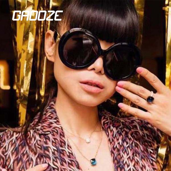 

gaooze sunglasses women round glasses for travel oversized glasses woman big frame sunglasses antiglare sunglass lxd241, White;black