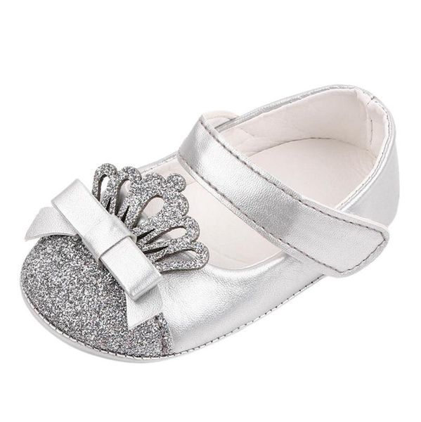 

first walkers born toddler princess baby shoes kids girls crown leather fashion all-match soft walking for children