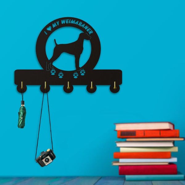 

hangers & racks i love my weimaraner wall coat hook household decor art animal modern hooks pug pet dog lover gift