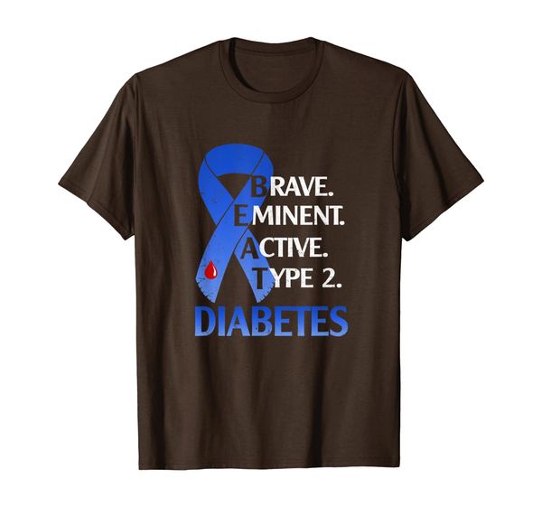 

Beat Diabetes Support Type 2 Diabetes Awareness T-Shirt, Mainly pictures