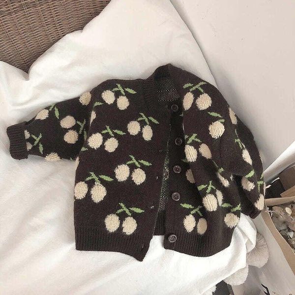 

jackets v-tree autumn winter children's jacket sweater knitted cardigan coat for boys girls print full sleeve kids outwear, Blue;gray