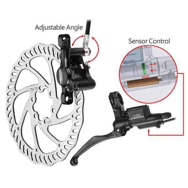 

bike brakes e-bike brake hd-e520 aluminum hydraulic disc