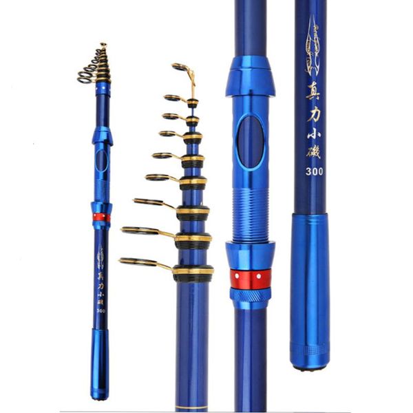 

fishing rod carbon fiber portable 1.8/2.1/2.4/2.7/3.0m carp rock spinning tackle 2021 boat rods