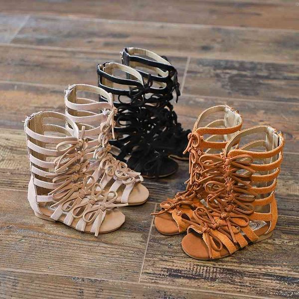

summer 2019 roman shoes new leather breathable sandals girls' boots