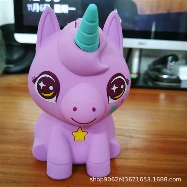 

creative star pu slow rebound simulation unicorn zero wallet crafts