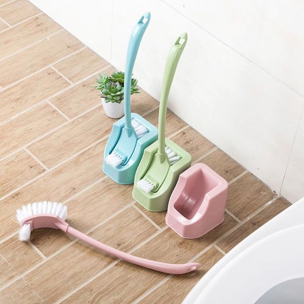 

toilet brush compact bowl and small sink holder set accessories standing black household long handle soft #y1 decorative objects & figurines