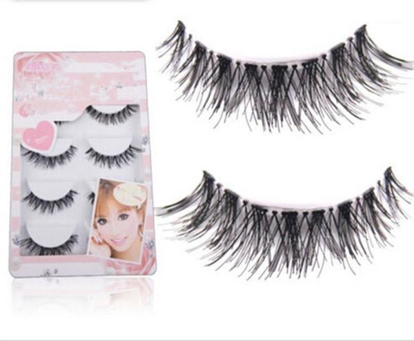 

pair/lot crisscross false eyelashes lashes eye lashes1