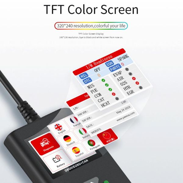 

code readers & scan tools 2021 est generation obd2 12v car-battery-tester automobile-diagnostic-instrument