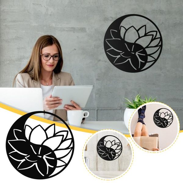 

wall stickers creative garden pendant door hanging decoration art iron fft