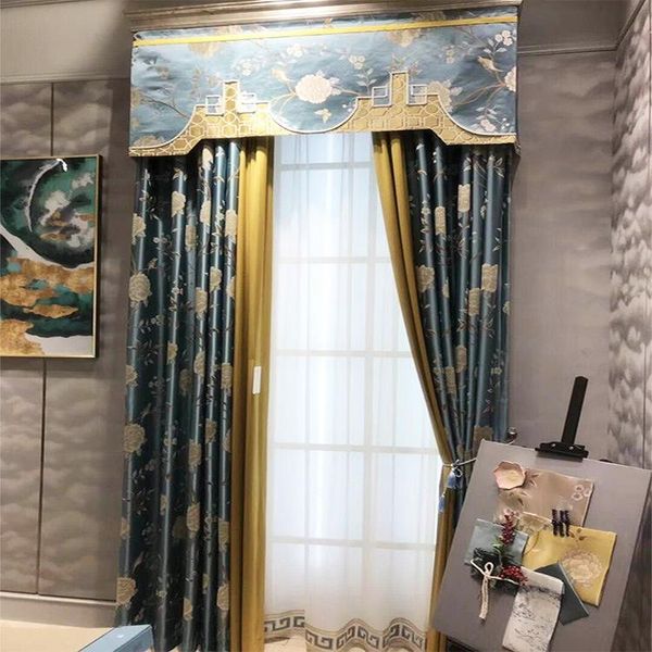 

high-precision curtain high-grade european style finished curtains villa custom living room bedroom chinese & drapes
