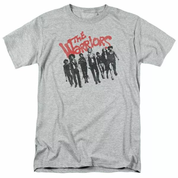 

the warriors the gang t shirt licensed movie retro classic tee new sport grey, White;black