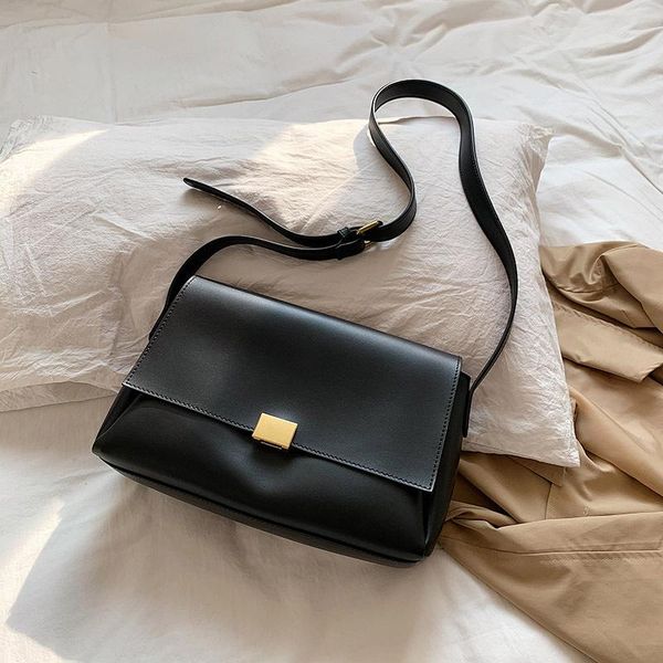

evening bags vintage pu leather shoulder for women winter trend large capacity simple crossbody bag design female handbags