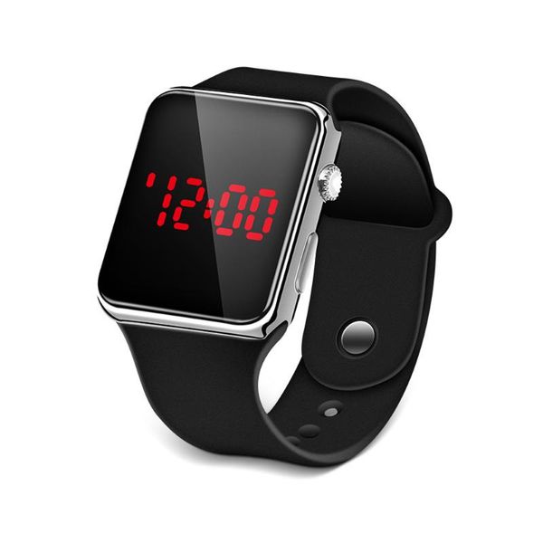 

wristwatches sport digital watch men women led silicone electronic couple watches clock relogio montre homme, Slivery;brown