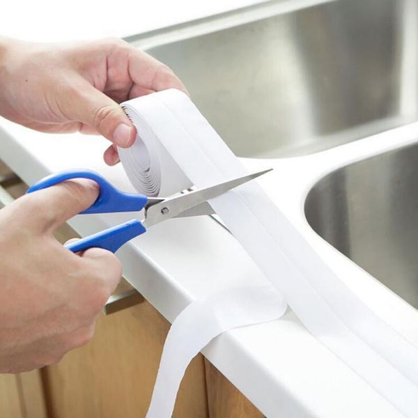 

window stickers 1 roll pvc material sealing tape kitchen bathroom wall waterproof mold proof adhesive home hardware supplies