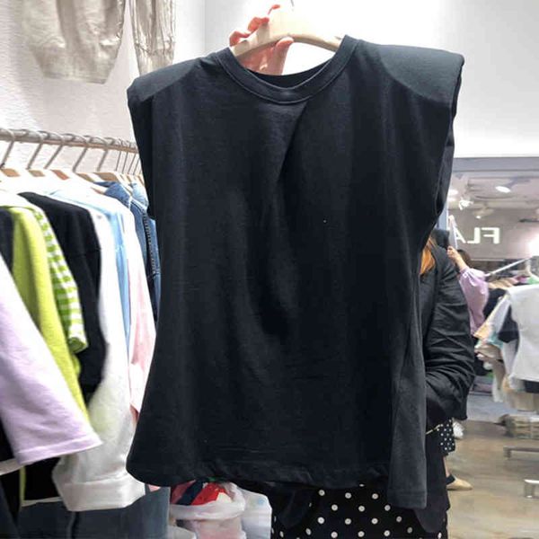 

summer new solid black o neck short sleeve t-shirt women's 210421, White