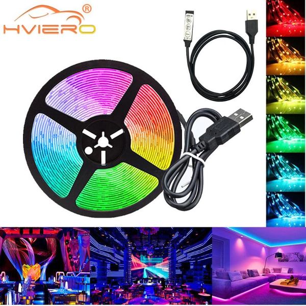 

strips 1m 2m 3m 4m 5m usb 3k led strip light rgb sigle 2835 5v flexible diode suitable for party home decoration tv background