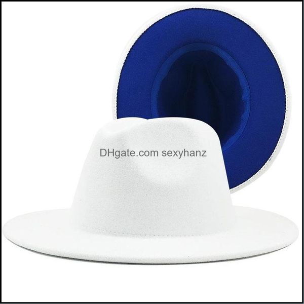 

hats, scarves & gloves fashion aessories wide brim hats felt hat men white blue fedora women vintage trilby caps wool warm jazz panaman whol, Blue;gray