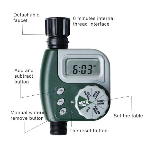

watering equipments garden water timer ball valve automatic electronic home irrigation controller system