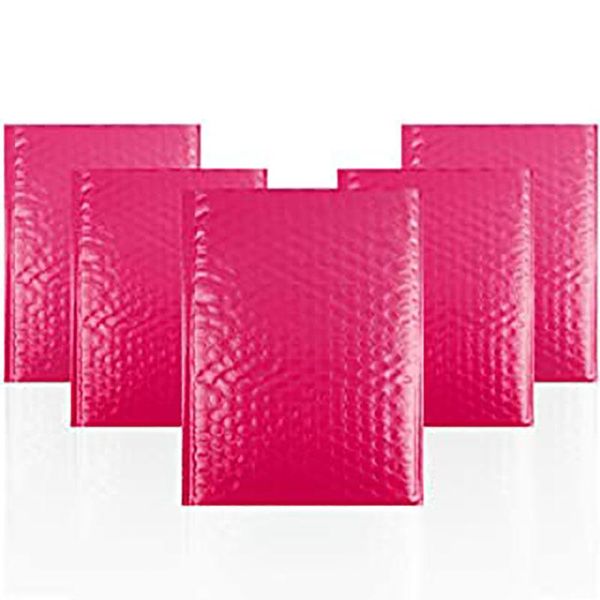 

packing bags 50pcs rose poly bubble mailers packaging for small business envelopes