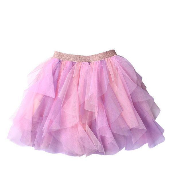 

girls skirts lace tiered children clothes kids dress mesh cake tutu performance dance costume skirt ball gown b8126, Blue