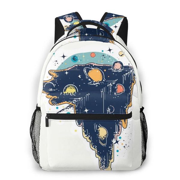 

style backpack boy teenagers nursery school bag solar system planets and stars back to bags