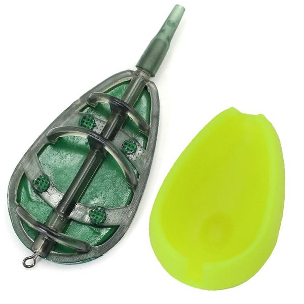 

30g/40g/50g carp fishing feeder accessories quick release in-line flat method and bait mould for tackle with feeders