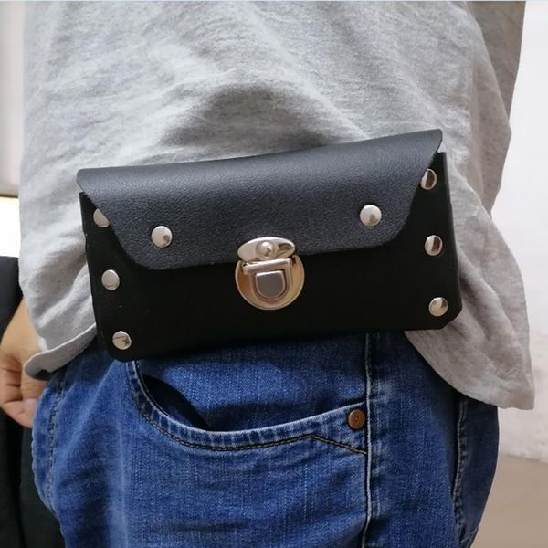 

cell phone mounts & holders horizontal type holster with belt loop rivets style clamshell rugged convenient gifts for males puo88