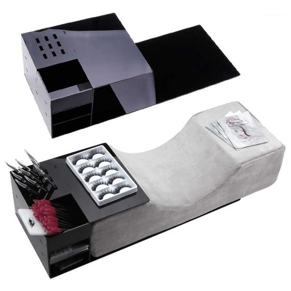 

eyelash extensions pillow shelf spong + lash grafting headrest neck support eyelashes pillows memory foam core makeup too1