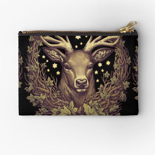 

cosmetic bags & cases women the big deer pattern printed fashion cosmetics organizer bag for travel colorful storage lady small gift