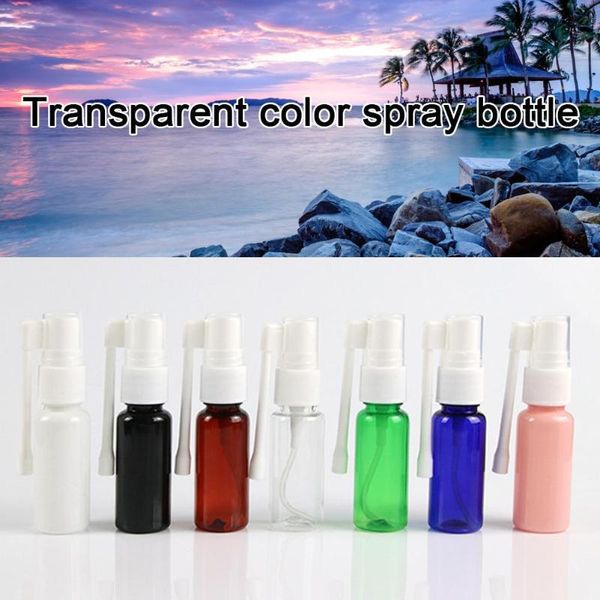 

storage bottles & jars plastic spray bottle 10ml empty elephant nose 20ml liquid container color 30ml 50pcs