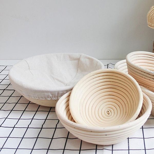 

planters & pots bread proofing baskets rattan reusable bowls fermentation basket for dough