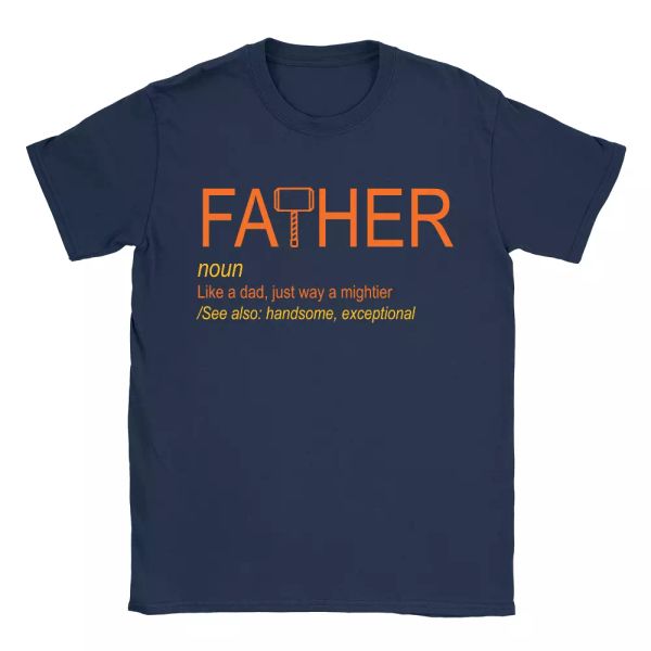 

father definition mens t-shirt father's day gift for dad present, White;black
