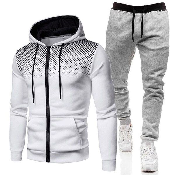 

autumn and winter men's sets hoodies+pants harajuku sport suits casual sweatshirts tracksuit brand sportswear tracksuits, Gray