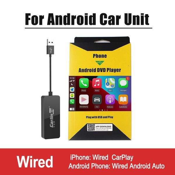 LoadKey Carlinkit Проводной адаптер CarPlay Android Auto Dongle для модификации экрана Android Car Ariplay Smart Link IOS14