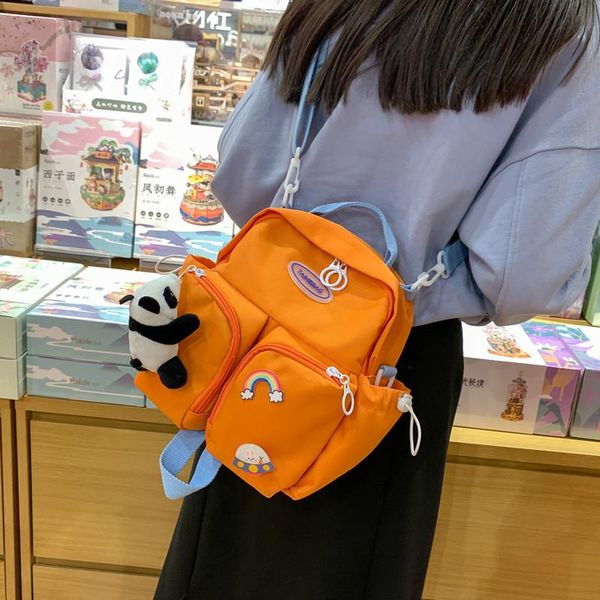 

backpack small school bag female travel wild fresh girl messenger multi-purpose