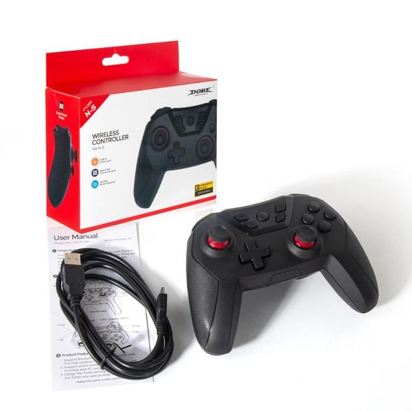

dual vibration wireless bluetooth pro game controller with camera nfc wake up and gyro joystick gamepad for ns switch console pc controllers