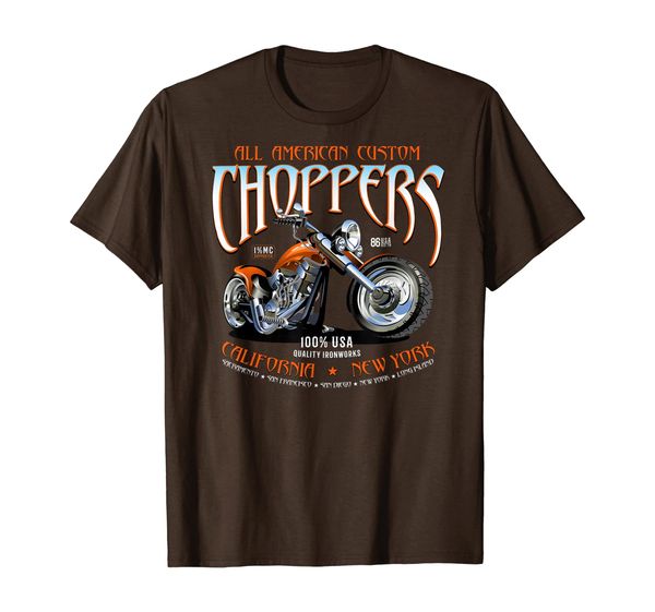 

Motorcycle Shirt All American Custom Choppers MC T-Shirt, Mainly pictures