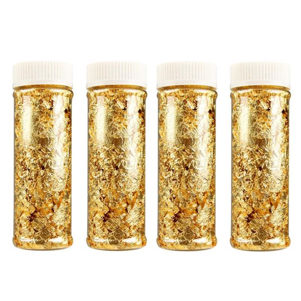 

other event & party supplies grade genuine gold leaf schabin flakes 2g 24k decorative dishes chef art cake decor chocolates tools