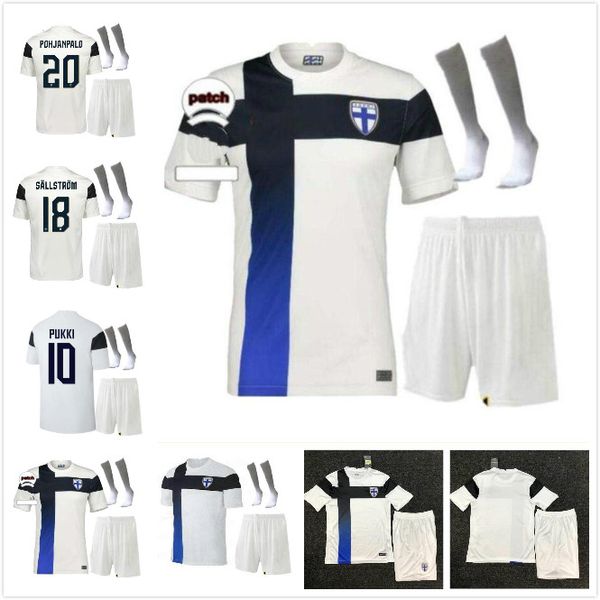 

kit 2022 finland soccer jersey maillots de jensen soiri pukki home away 2021 men kits football shirt, Black;yellow