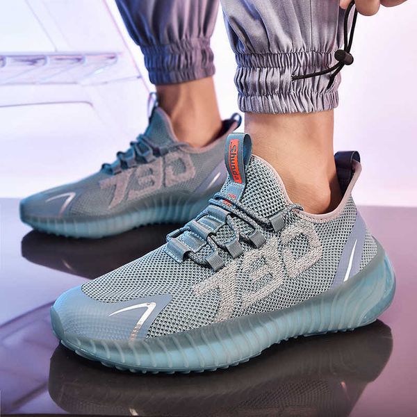 

carerunning shoes fashion sports men's 2021 summer new mesh breathable casual coconut