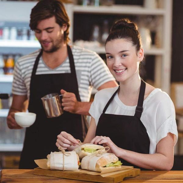 

pure color waterproof apron aprons