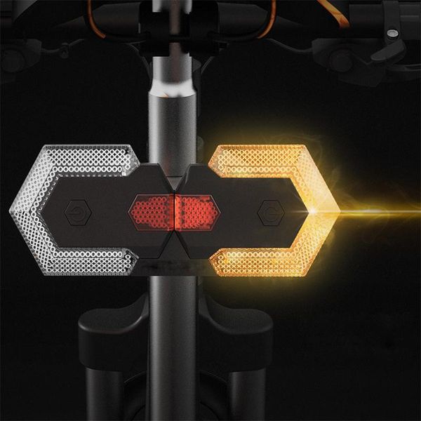 

bike lights light wireless smart remote control turn signals front and rear mtb taillight bicycle safety warning