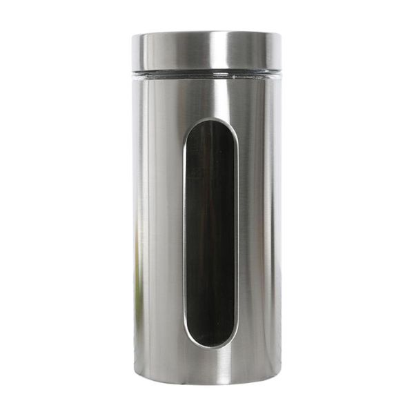 

stainless steel storage tank kitchen visible glass sealed (950ml) bottles & jars