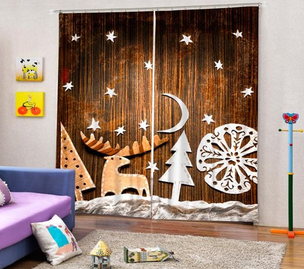 

curtain & drapes babson wood elk 3d digital printing diy advanced custom po