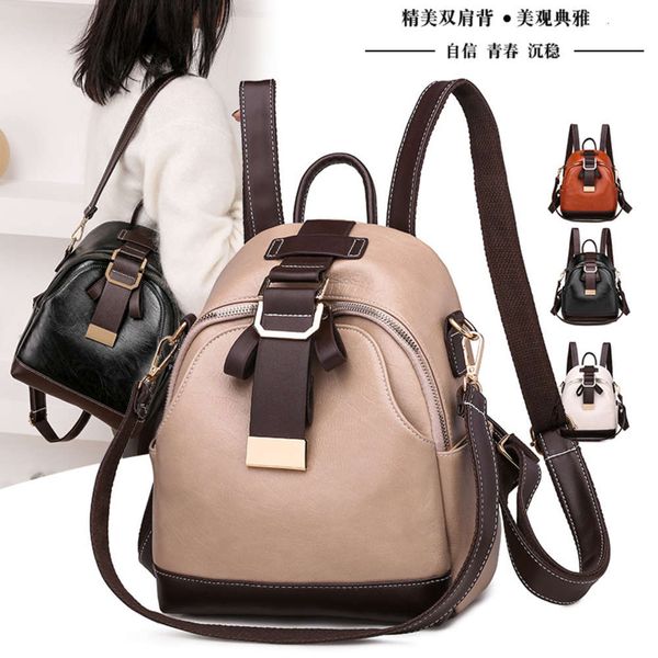 

single shoulder bag women's small square simple fashion white girl backpack ins net red